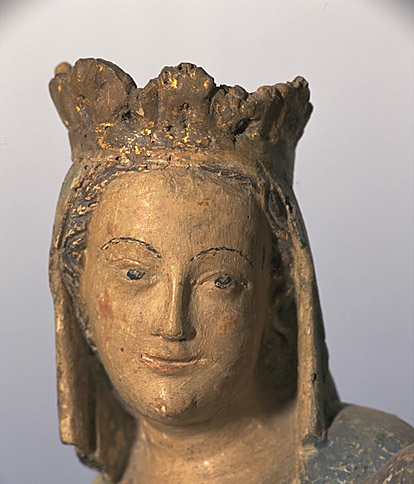 Visage de la Vierge.