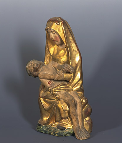 Groupe sculpté : Vierge de Pitié