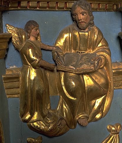 Détail : saint Matthieu et l'ange.