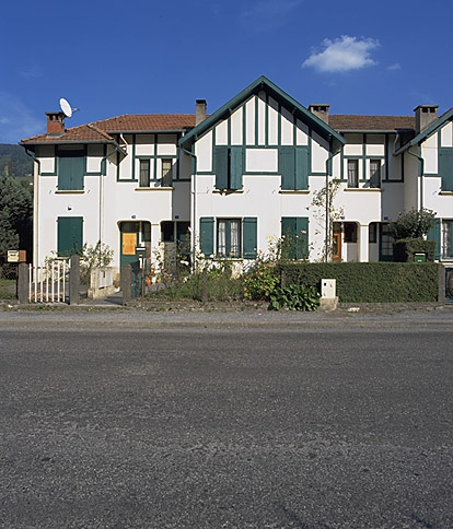 Vue d'une maison.