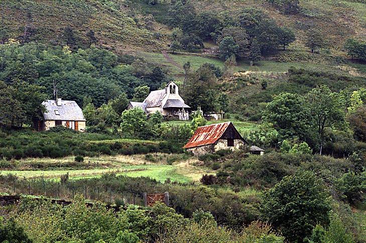 Vue générale depuis le Calvaire d'Arreau.