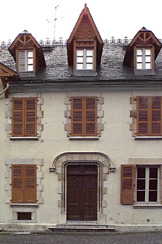 Détail de l'élévation principale.