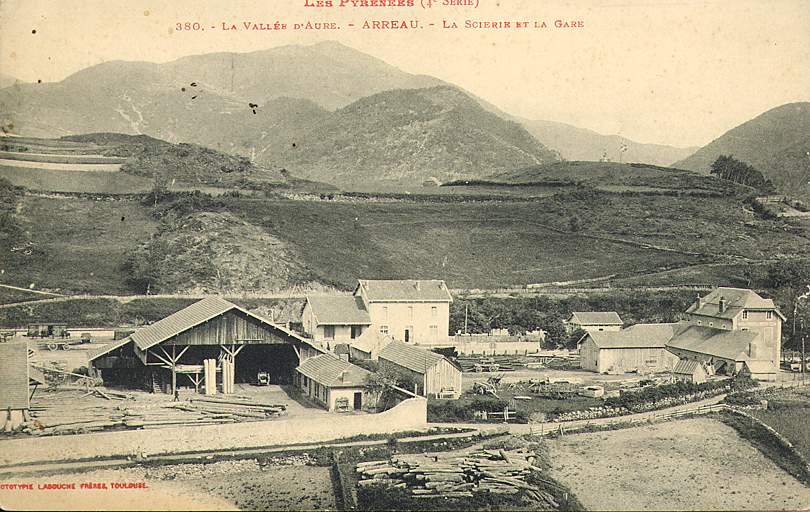 Le quartier de la gare au début du 20e siècle.