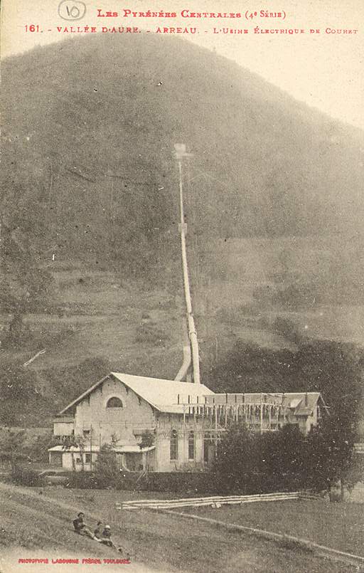 La centrale au début du 20e siècle.