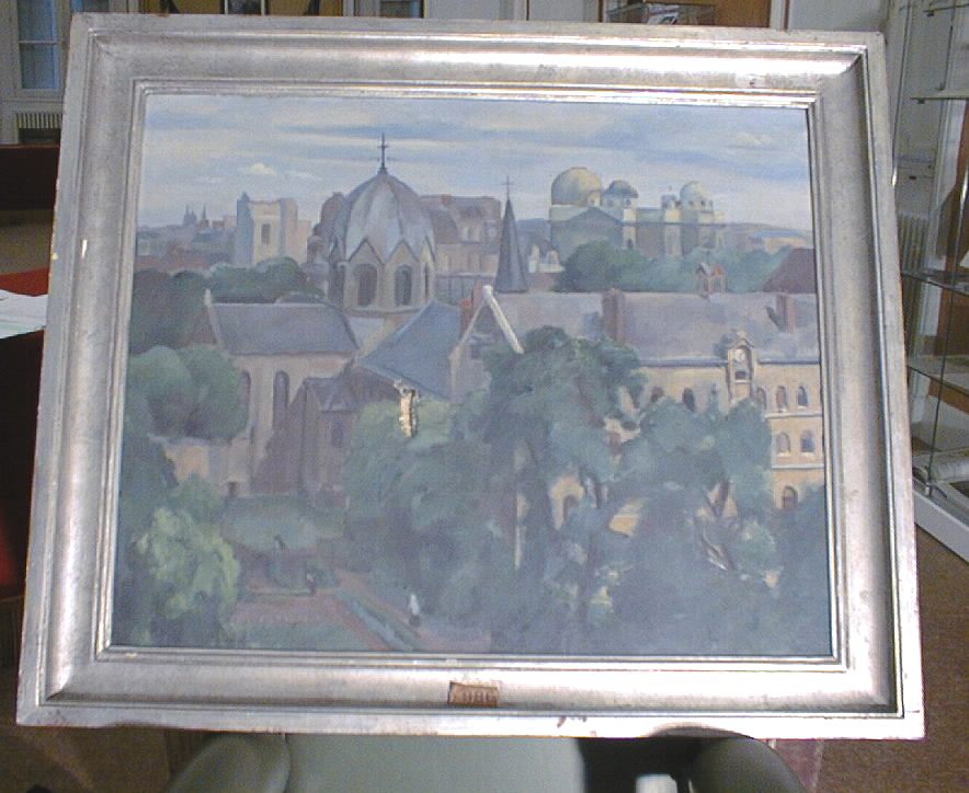 Vue de l'oeuvre, huile sur toile, par Germaine Foury, 1932, dépôt du FNAC en 1933.