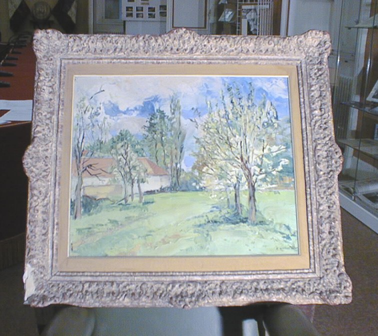 Vue de l'oeuvre, huile sur toile, par Gabriel Belot, 1932, dépôt du FNAC en 1933.