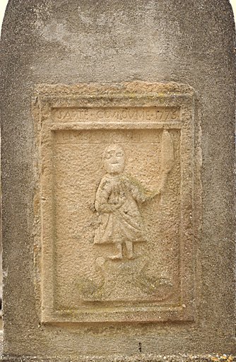 Bas-relief : Sainte Colombe de Sens