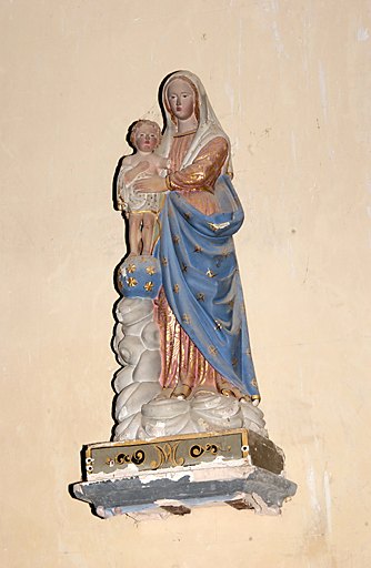 Statue (petite nature) : Vierge à l'Enfant dite Notre-Dame-des-Victoires