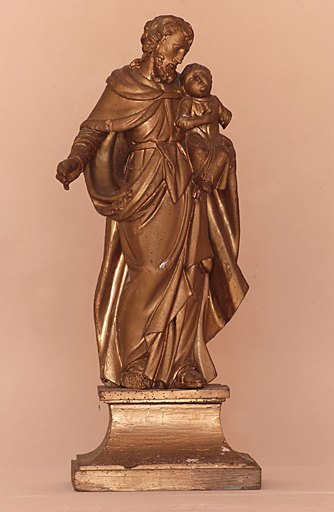 Statue (statuette) : Saint Joseph et l'Enfant Jésus