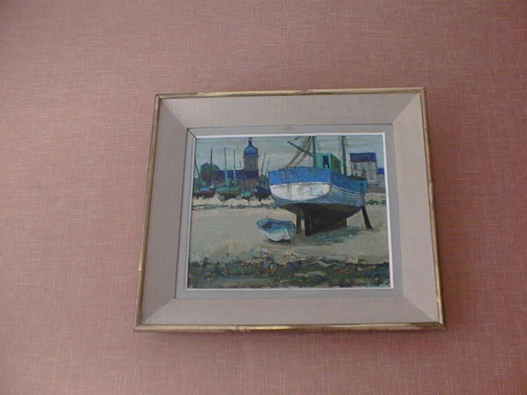 Vue de l'oeuvre, huile sur toile, par Jean Monneret, 1957, dépôt du FNAC en 1958.