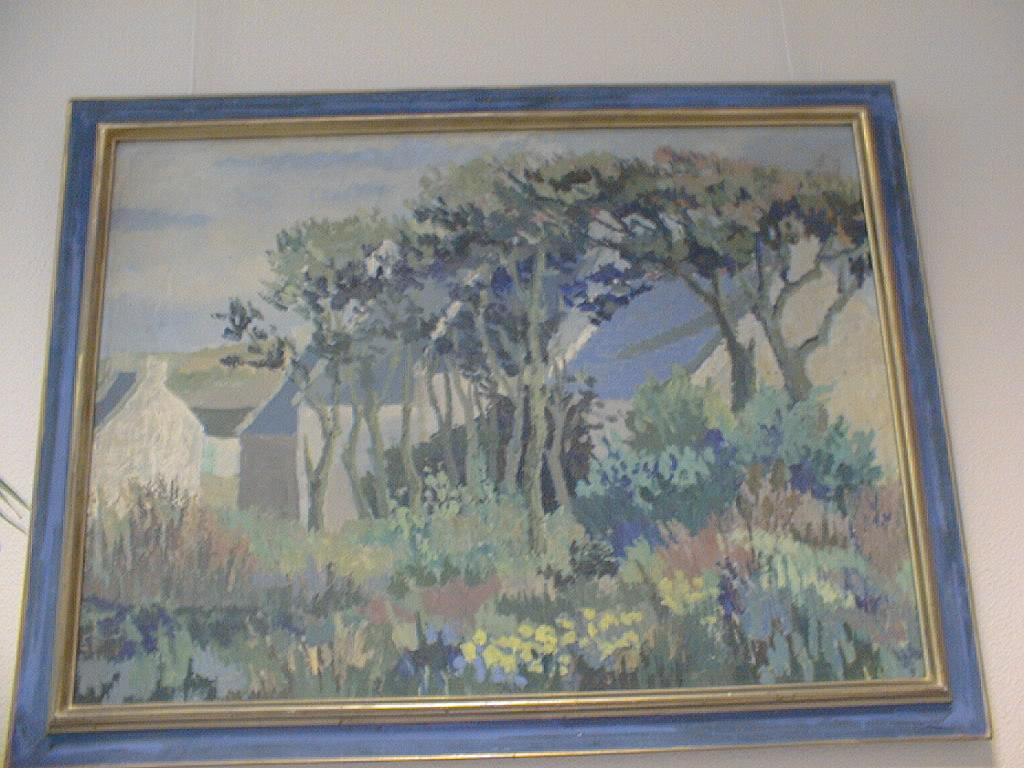 Vue de l'oeuvre, huile sur toile, par Louis Hispa, 1959, dépôt du FNAC en 1960.