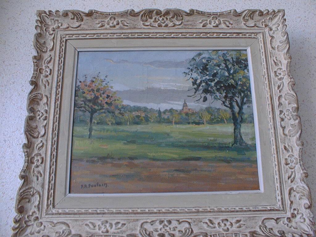 Vue de l'oeuvre, huile sur toile, par Paul-René Poulain, 1957, dépôt du FNAC le 9 septembre 1958.