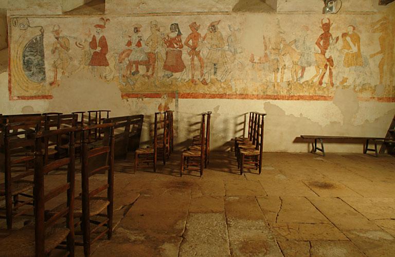 Peinture monumentale : Défilé des 7 Péchés Capitaux