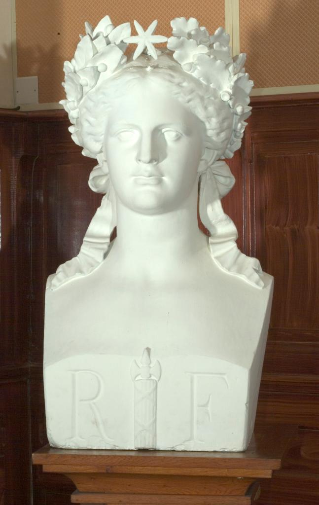 Vue de l'oeuvre, plâtre, par Angelo Francia, 1875.