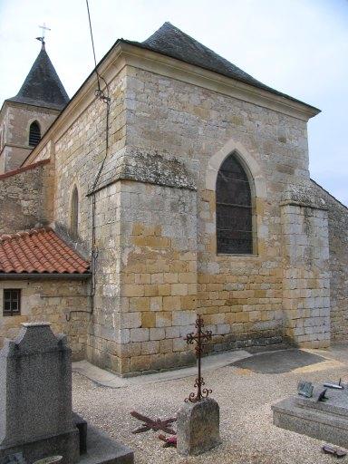 Vue du chevet depuis le sud-est.