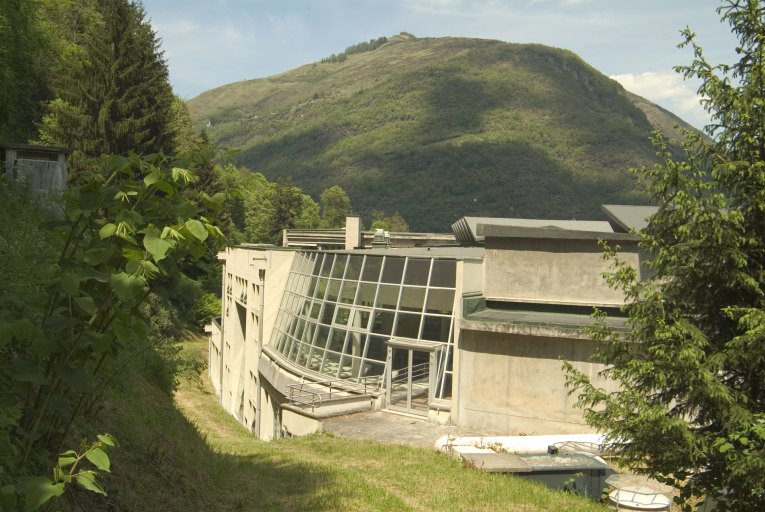 Vue de l'élévation postérieure du vaporium.