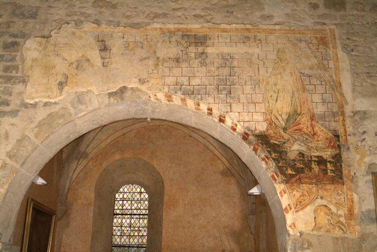 Peinture monumentale de l'Annonciation