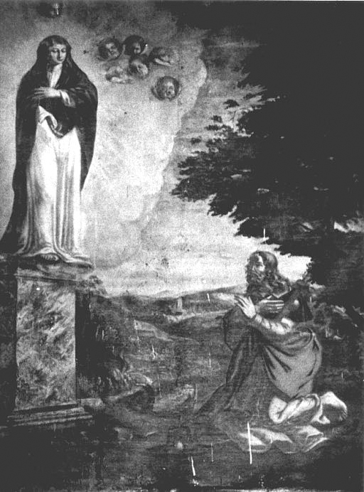 Tableau : Apparition à saint Jacques le Majeur de la Vierge sur le pilier