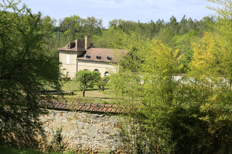 La maison du Jardinier et la nouvelle orangerie.