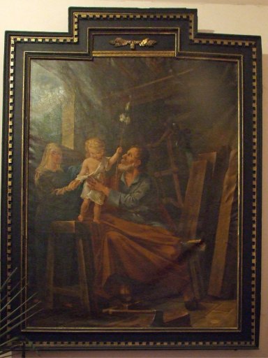 Tableau et son cadre : La Sainte Famille
