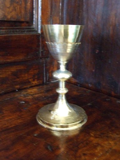 Ensemble d'un calice et de sa patène