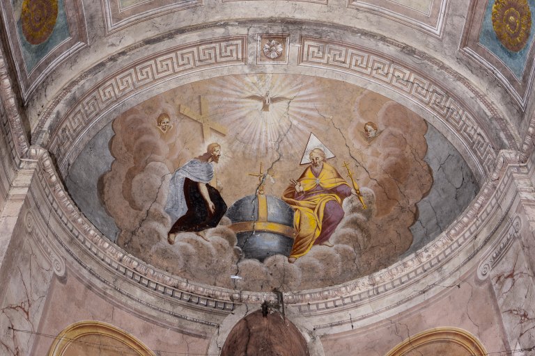 Ensemble du décor peint de l'abside