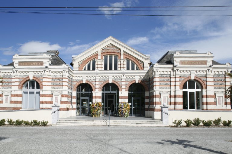 Vue de la partie centrale des thermes.