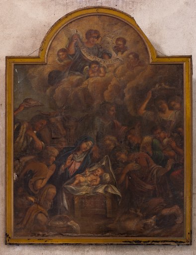 Tableau : l'Adoration des bergers