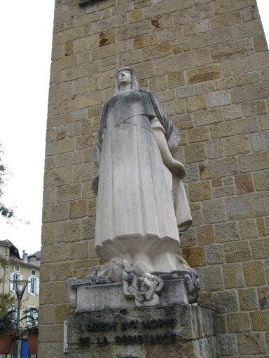 Statue de la Liberté et médaillon Cros