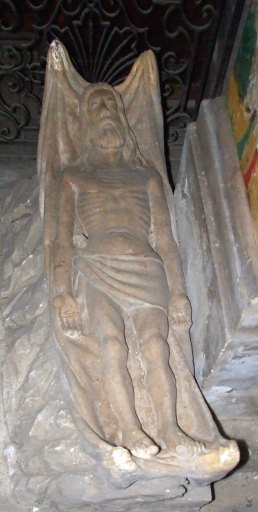Statue : le Christ mis au tombeau