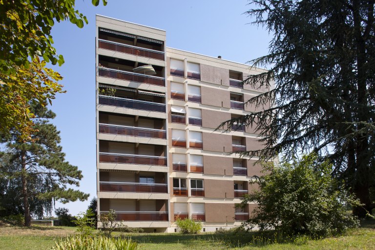 Détail du bâtiment bloc.