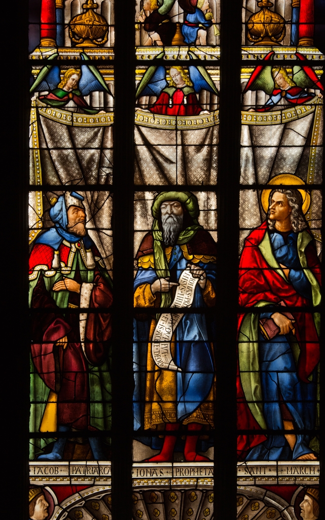 Baie 12 : verrière de la chapelle Notre-Dame de l’Espérance ou de l’Ascension