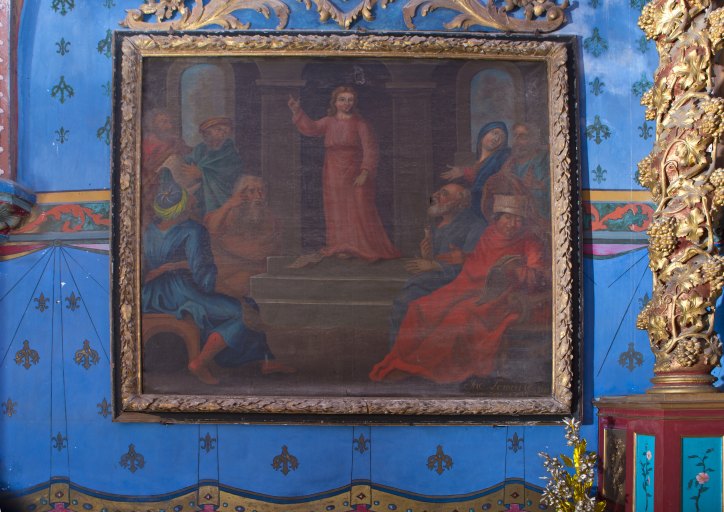 Ensemble de 10 tableaux : scènes de la vie du Christ