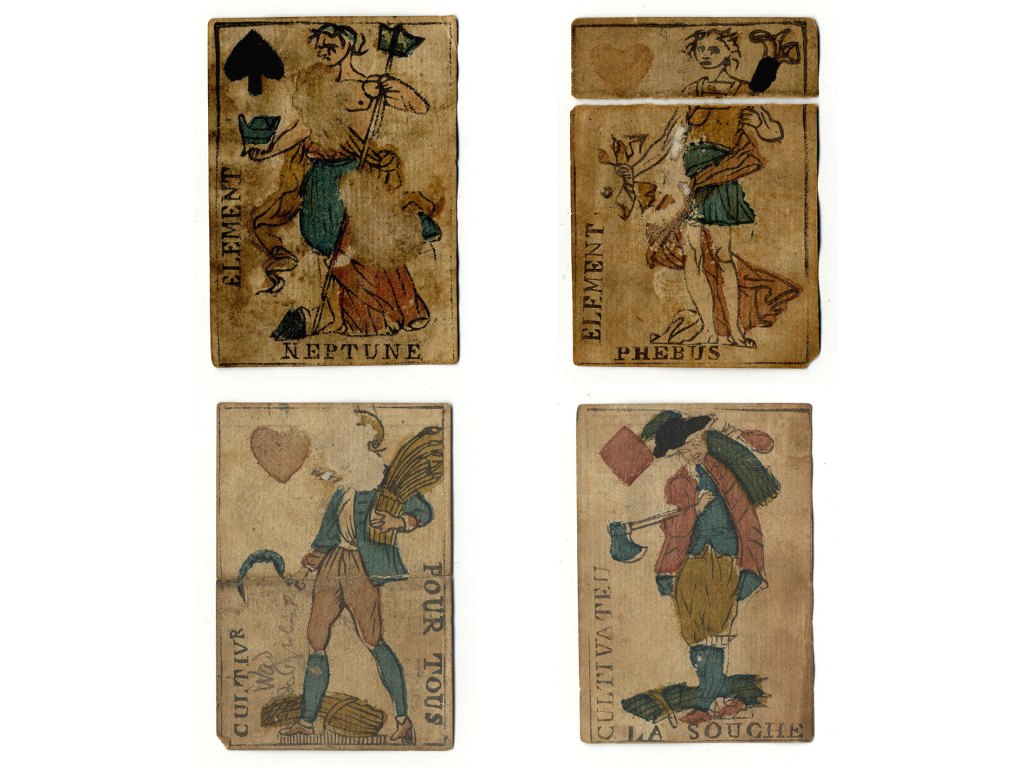 Fragment d'un jeu de cartes édité par Lamarque