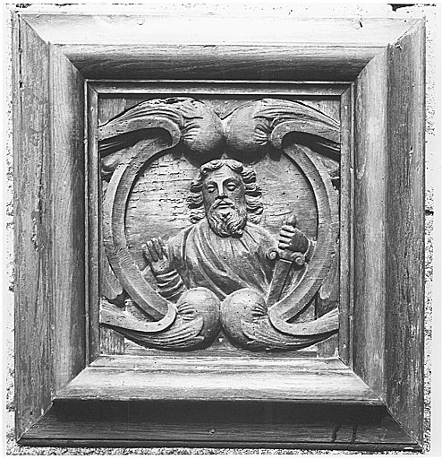 Bas-relief (élément de tabernacle ?) : saint Paul