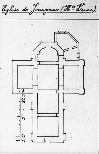 Plan au sol dressé par Valentin (sans date, avant 1945).