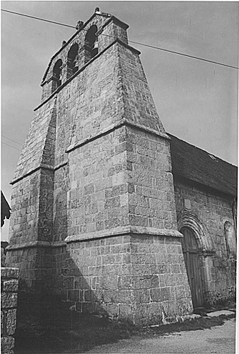 Mur clocher, vue du sud-ouest.