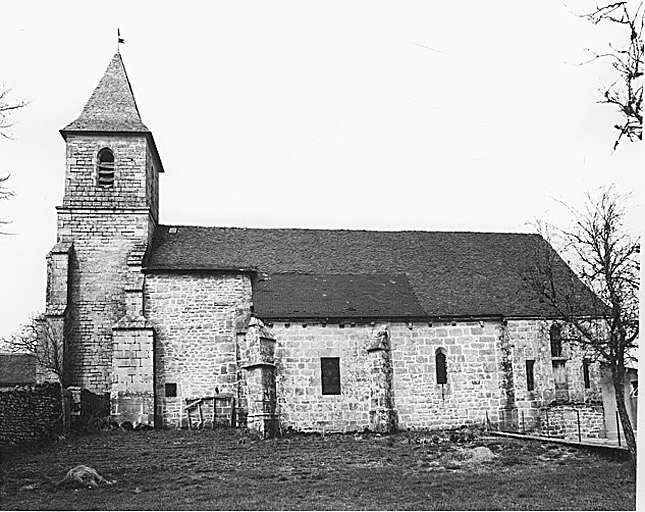 Vue d'ensemble de la façade sud.