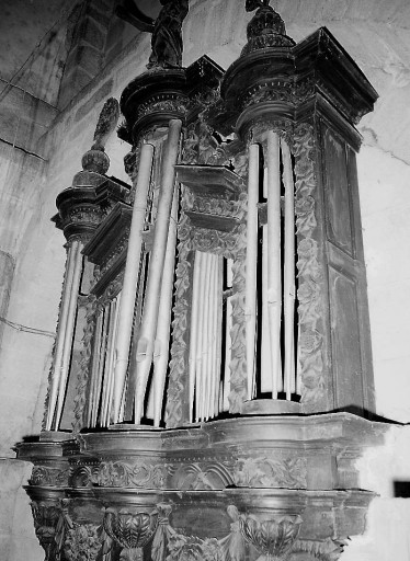 Vue du buffet d'orgue, de biais.