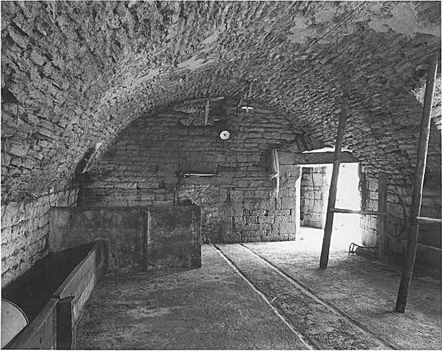 Ecurie. Intérieur voûté.
