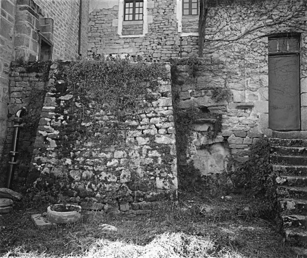 Vestige du mur d'enceinte, sur la parcelle AL 244.