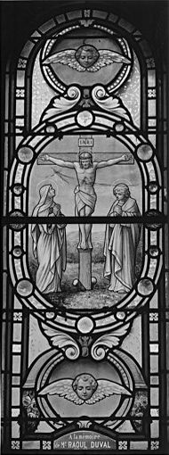 Verrière : la Crucifixion