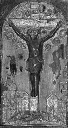 Détail de la porte du tabernacle.