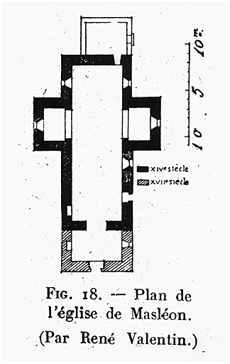 Plan au sol par René Valentin.