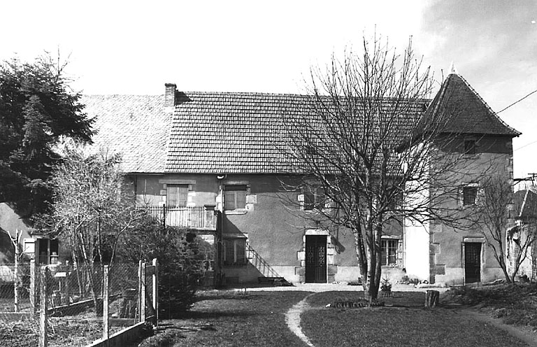 Elévation antérieure (état actuel).