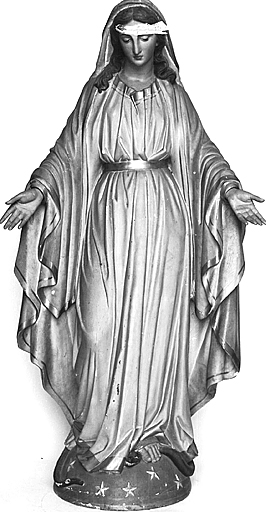 Statue (petite nature) : Immaculée Conception