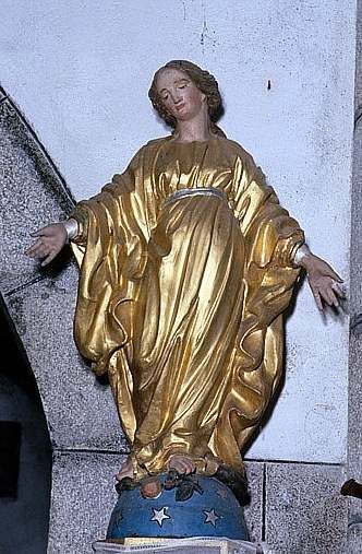 Statue (petite nature) : Vierge