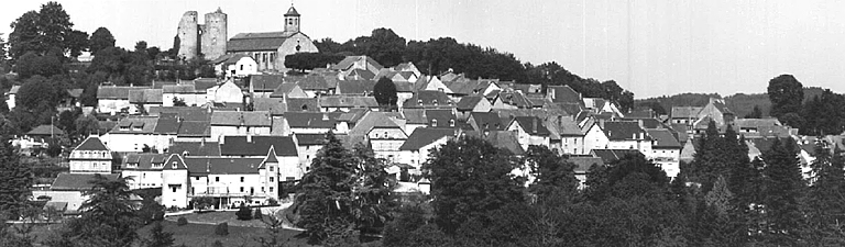 Vue générale de la ville côté sud-ouest.