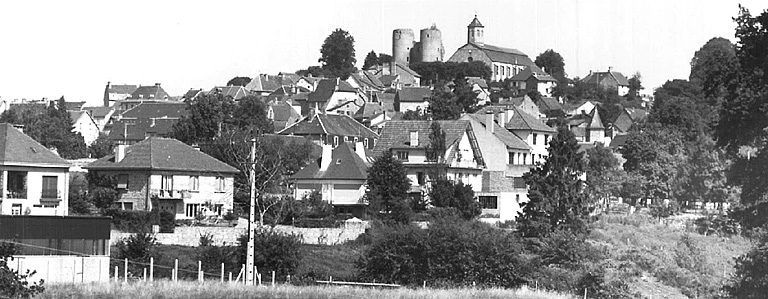 Vue générale de la ville côté sud-est.