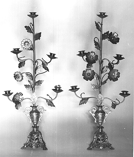 2 chandeliers bouquets d'autel